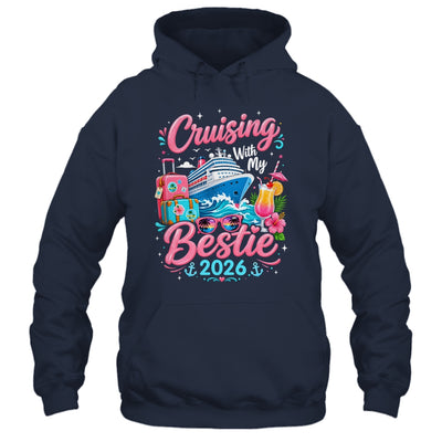 Besties Cruise Trip Matching Cruising With My Bestie 2026 Shirt & Tank Top | teecentury