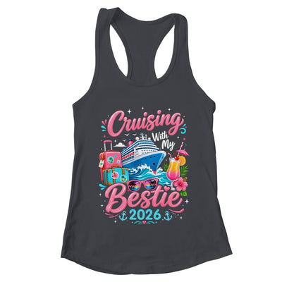 Besties Cruise Trip Matching Cruising With My Bestie 2026 Shirt & Tank Top | teecentury