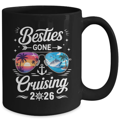 Besties Gone Cruising 2026 Girls Matching Friends Cruise Mug | teecentury