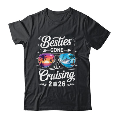 Besties Gone Cruising 2026 Girls Matching Friends Cruise Shirt & Tank Top | teecentury