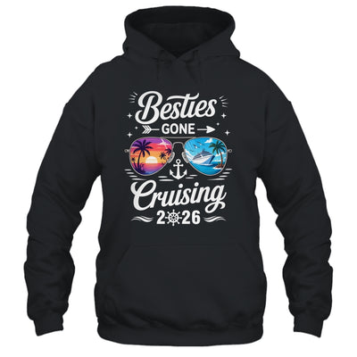 Besties Gone Cruising 2026 Girls Matching Friends Cruise Shirt & Tank Top | teecentury