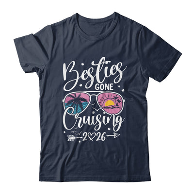 Besties Gone Cruising 2026 Girls Matching Women Cruise Shirt & Tank Top | teecentury