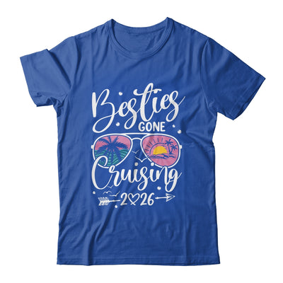 Besties Gone Cruising 2026 Girls Matching Women Cruise Shirt & Tank Top | teecentury