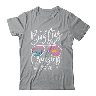 Besties Gone Cruising 2026 Girls Matching Women Cruise Shirt & Tank Top | teecentury