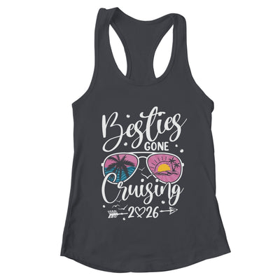 Besties Gone Cruising 2026 Girls Matching Women Cruise Shirt & Tank Top | teecentury