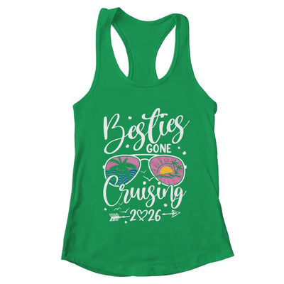 Besties Gone Cruising 2026 Girls Matching Women Cruise Shirt & Tank Top | teecentury