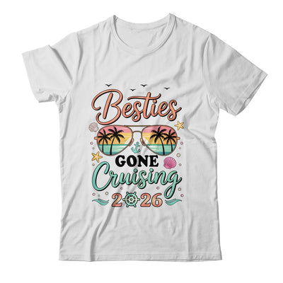 Besties Gone Cruising 2026 Matching Friends BFF Girls Cruise Shirt & Tank Top | teecentury
