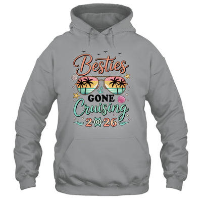 Besties Gone Cruising 2026 Matching Friends BFF Girls Cruise Shirt & Tank Top | teecentury