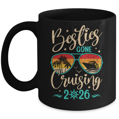 Besties Gone Cruising 2026 Matching Friends Girls Cruise Mug | teecentury