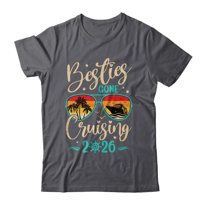 Besties Gone Cruising 2026 Matching Friends Girls Cruise Shirt & Tank Top | teecentury