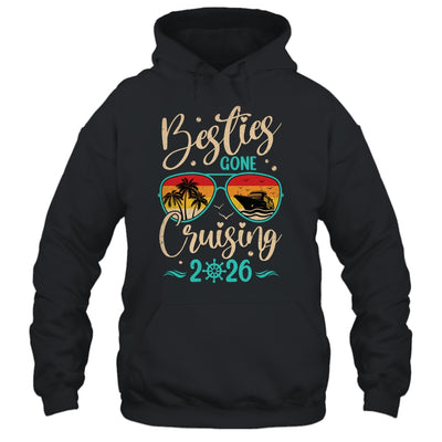 Besties Gone Cruising 2026 Matching Friends Girls Cruise Shirt & Tank Top | teecentury