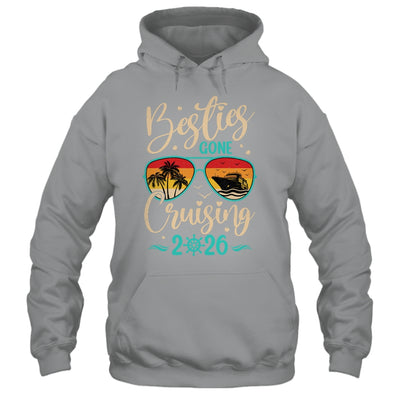 Besties Gone Cruising 2026 Matching Friends Girls Cruise Shirt & Tank Top | teecentury