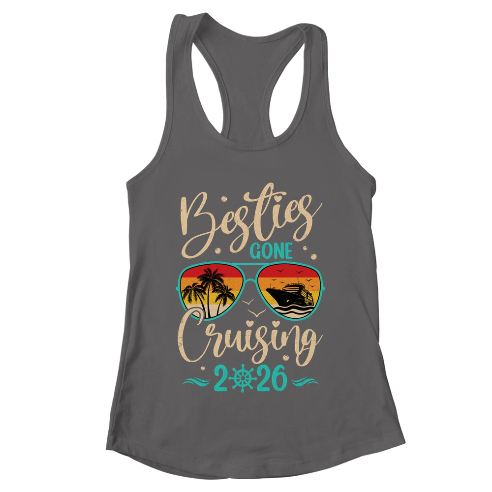 Besties Gone Cruising 2026 Matching Friends Girls Cruise Shirt & Tank Top | teecentury