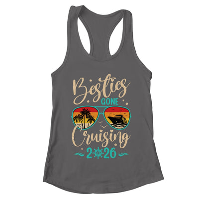 Besties Gone Cruising 2026 Matching Friends Girls Cruise Shirt & Tank Top | teecentury