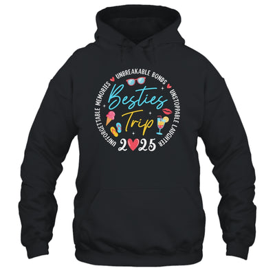 Besties Trip 2025 Memories Girls Friends Trip Vacation Retro Shirt & Tank Top | teecentury