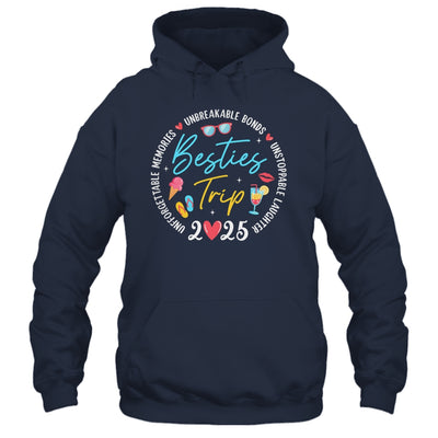 Besties Trip 2025 Memories Girls Friends Trip Vacation Retro Shirt & Tank Top | teecentury