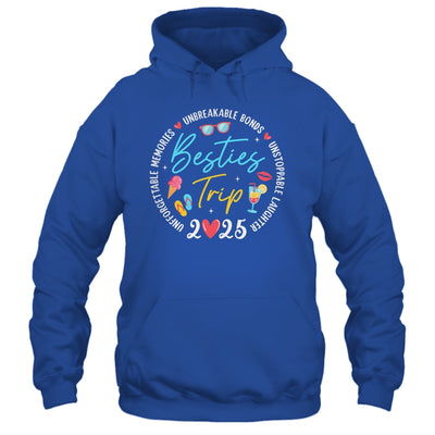 Besties Trip 2025 Memories Girls Friends Trip Vacation Retro Shirt & Tank Top | teecentury