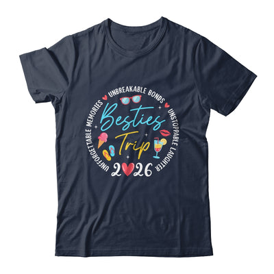 Besties Trip 2026 Memories Girls Friends Trip Vacation Retro Shirt & Tank Top | teecentury