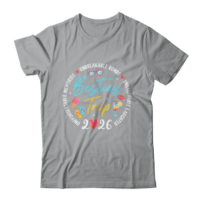 Besties Trip 2026 Memories Girls Friends Trip Vacation Retro Shirt & Tank Top | teecentury
