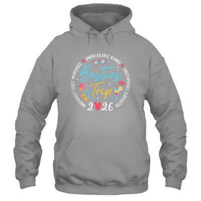 Besties Trip 2026 Memories Girls Friends Trip Vacation Retro Shirt & Tank Top | teecentury