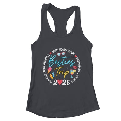 Besties Trip 2026 Memories Girls Friends Trip Vacation Retro Shirt & Tank Top | teecentury
