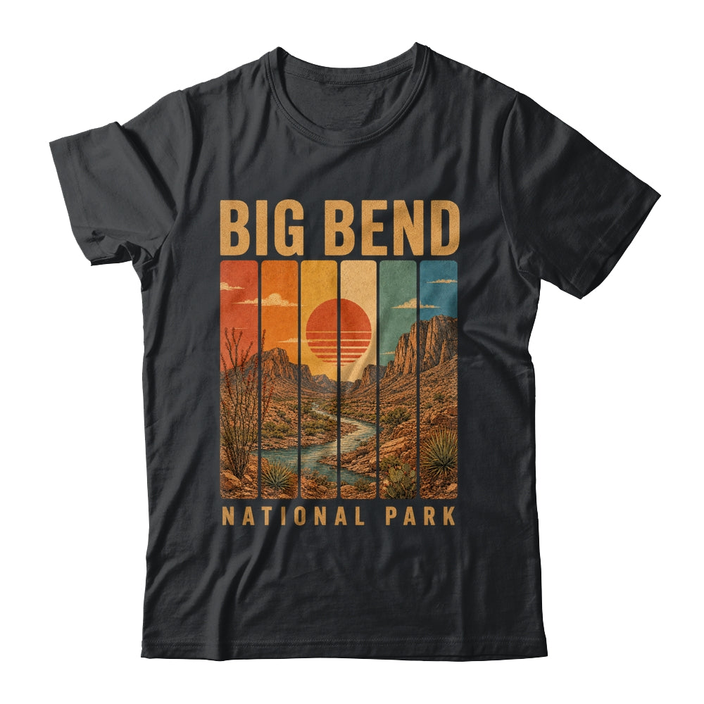 Big Bend National Park Texas Usa Outdoor Vintage Hiking Shirt & Tank Top | teecentury