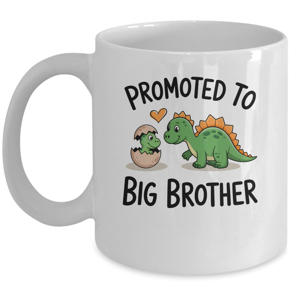 Big Brother Baby Boy Promoted To Big Brother Announcement Mug | teecentury