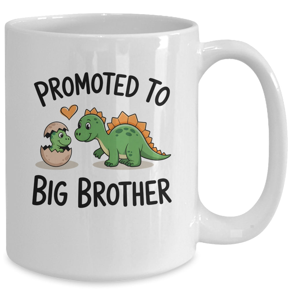 Big Brother Baby Boy Promoted To Big Brother Announcement Mug | teecentury