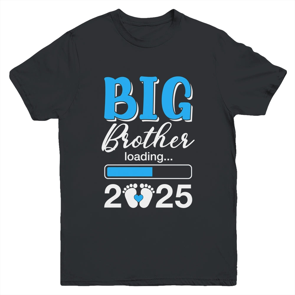 Big Brother Loading 2025 Promoted To Big Brother 2025 Kids Youth Shirt | teecentury