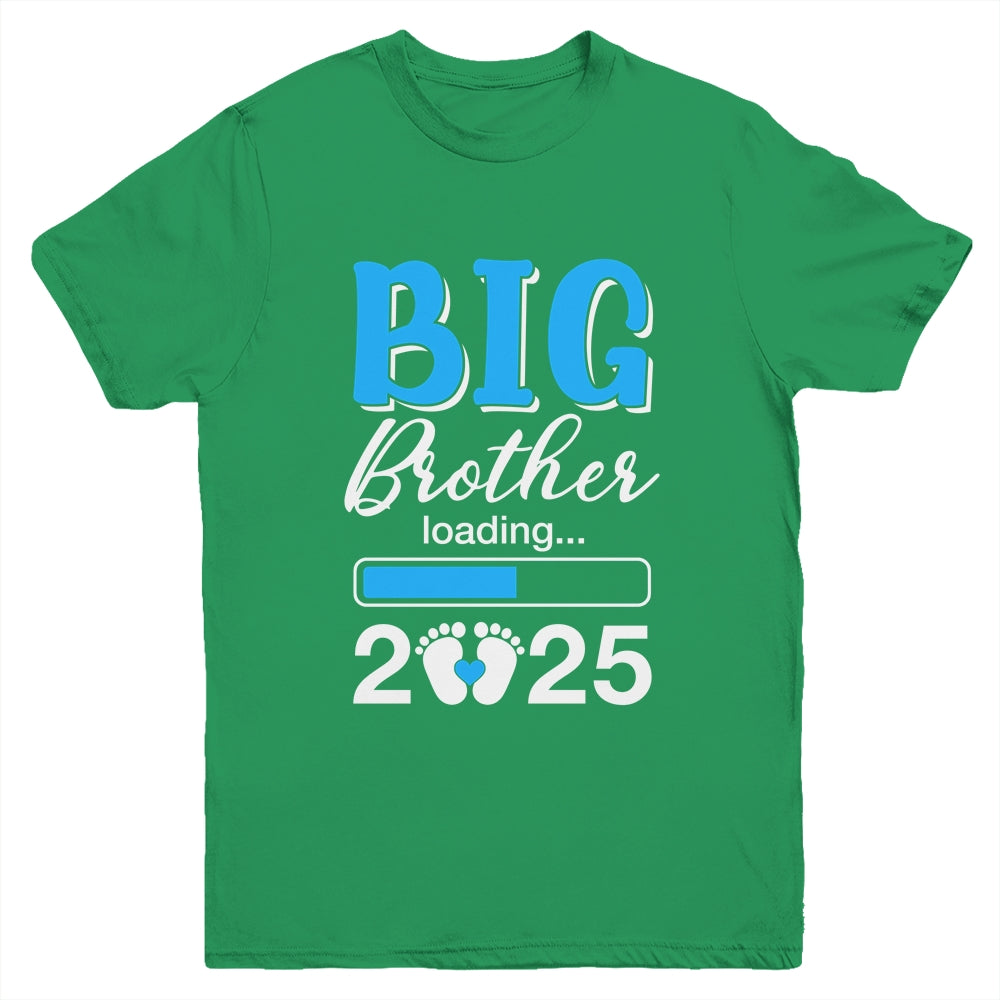 Big Brother Loading 2025 Promoted To Big Brother 2025 Kids Youth Shirt | teecentury