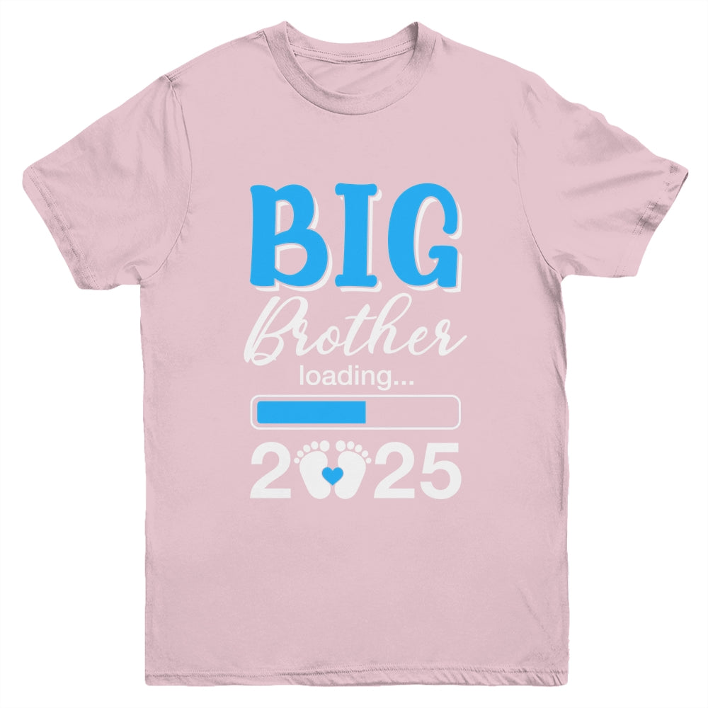 Big Brother Loading 2025 Promoted To Big Brother 2025 Kids Youth Shirt | teecentury