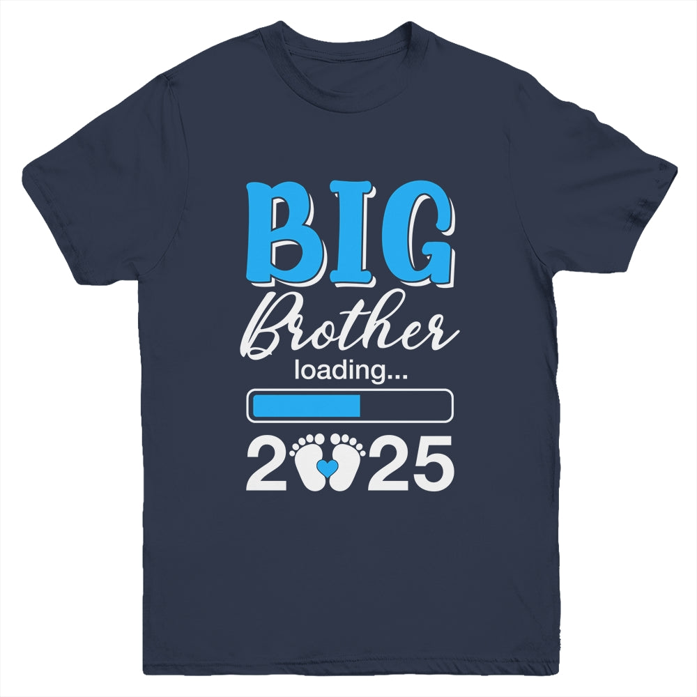 Big Brother Loading 2025 Promoted To Big Brother 2025 Kids Youth Shirt | teecentury