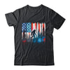 Big Foot Bigfoot Sasquatch American Flag Patriotic 4th July Shirt & Hoodie | teecentury