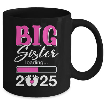 Big Sister Loading 2025 Promoted To Big Sister 2025 Kids Mug | teecentury