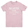 Big Sister To Be 2025 Loading Promoted To Sister Est 2025 Youth Shirt | teecentury