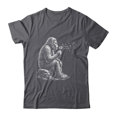 Bigfoot Blowing Wishes Dandelion Vintage Sasquatch Art Shirt & Hoodie | teecentury