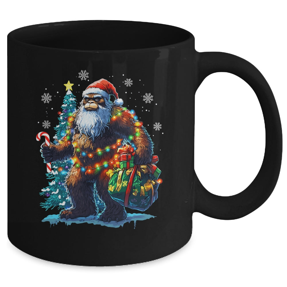 Bigfoot Christmas Funny Christmas Tree Xmas Sasquatch Lover Mug | teecentury