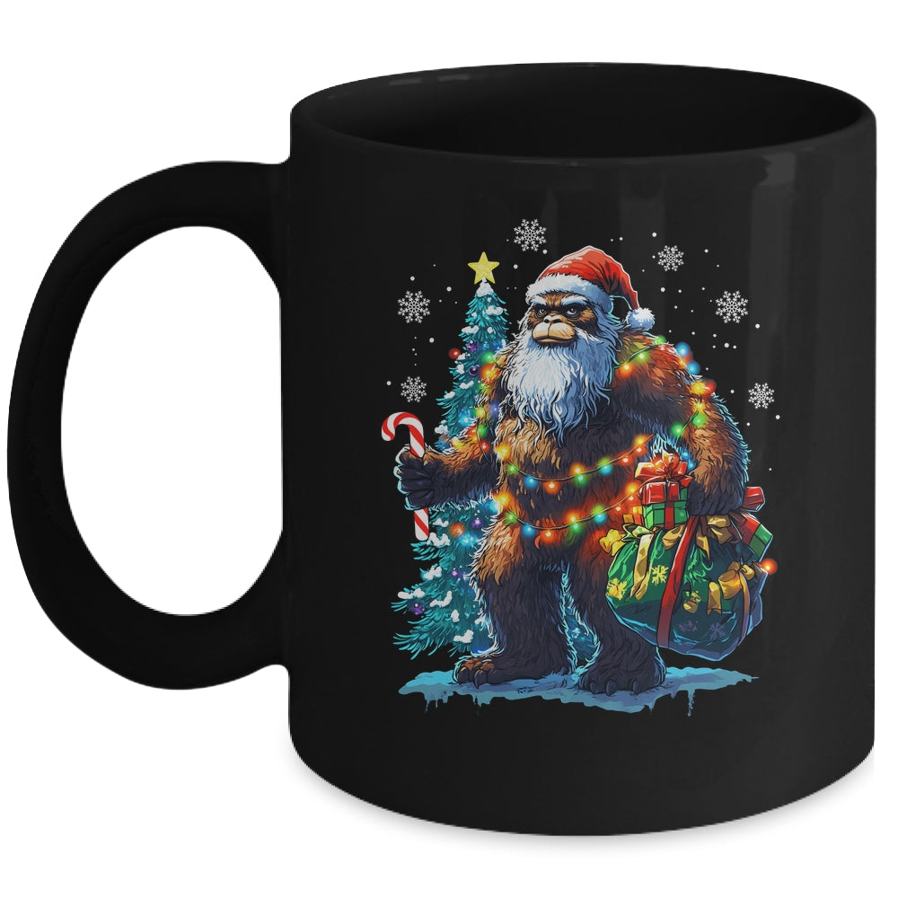 Bigfoot Christmas Funny Christmas Tree Xmas Sasquatch Lover Mug | teecentury
