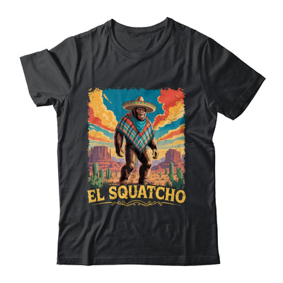 Bigfoot El Squatcho Sasquatch Mexican Cinco De Mayo Western Shirt & Hoodie | teecentury