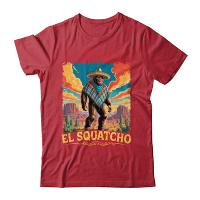 Bigfoot El Squatcho Sasquatch Mexican Cinco De Mayo Western Shirt & Hoodie | teecentury