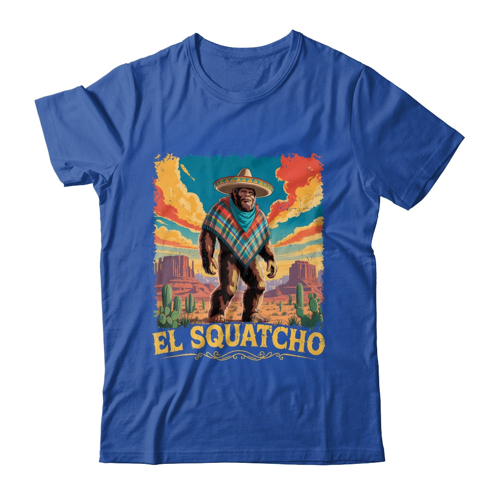 Bigfoot El Squatcho Sasquatch Mexican Cinco De Mayo Western Shirt & Hoodie | teecentury