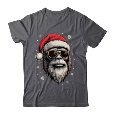 Bigfoot Face Sunglasses Santa Christmas Funny Xmas Sasquatch Shirt & Sweatshirt | teecentury
