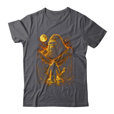 Bigfoot Sasquatch Graphic Moon Forest Cryptid Nature Outdoor Shirt & Hoodie | teecentury