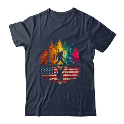 Bigfoot Walking Forest Sasquatch Woods Nature Reflection Shirt & Tank Top | teecentury