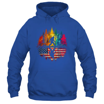 Bigfoot Walking Forest Sasquatch Woods Nature Reflection Shirt & Tank Top | teecentury