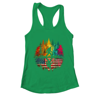 Bigfoot Walking Forest Sasquatch Woods Nature Reflection Shirt & Tank Top | teecentury