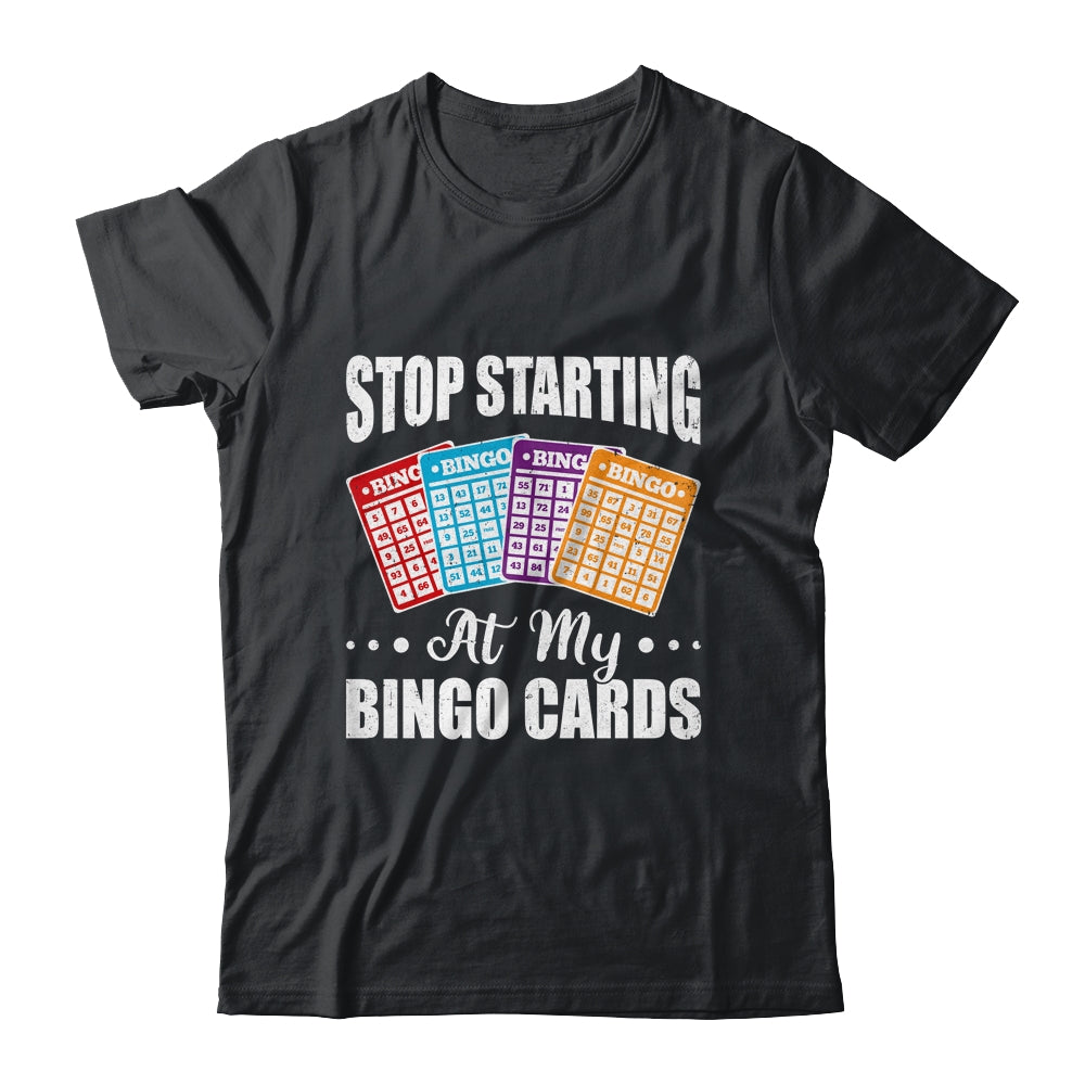 Bingo Art For Women Men Bingo Card Game Lover Bingo Player Shirt & Tank Top | teecentury