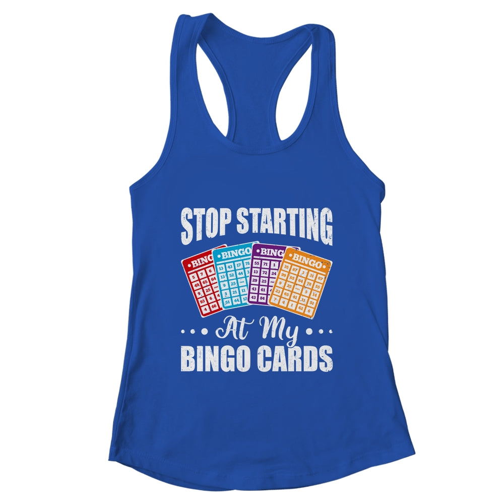 Bingo Art For Women Men Bingo Card Game Lover Bingo Player Shirt & Tank Top | teecentury