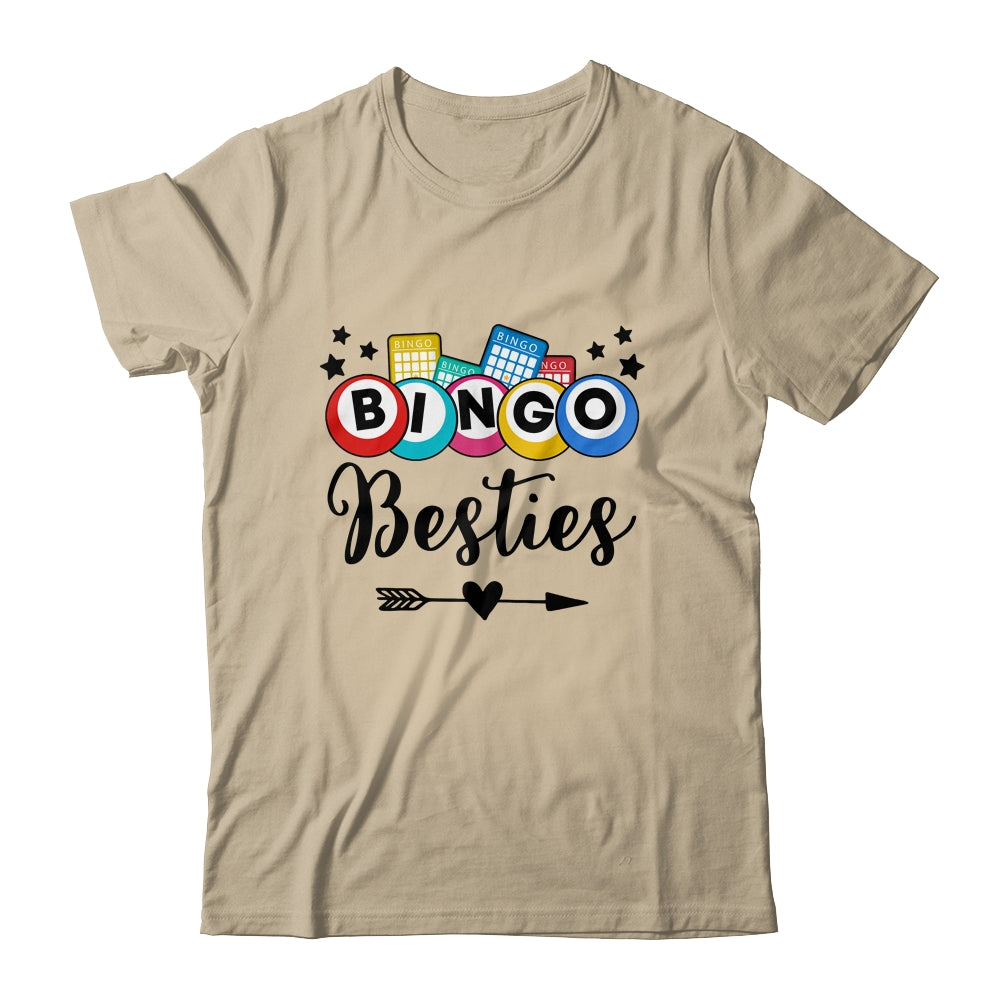 Bingo Besties Bingo Art Funny Game Players Lady Women Men Shirt & Tank Top | teecentury