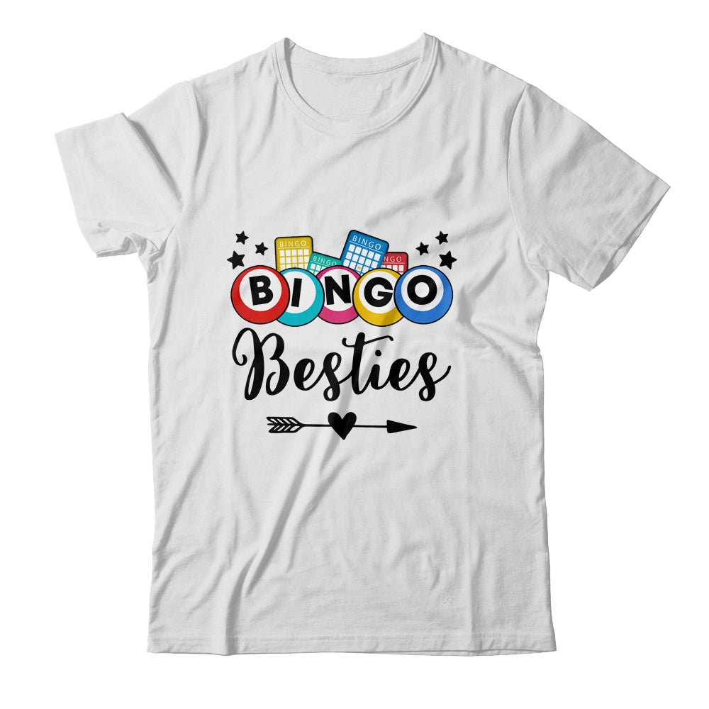 Bingo Besties Bingo Art Funny Game Players Lady Women Men Shirt & Tank Top | teecentury